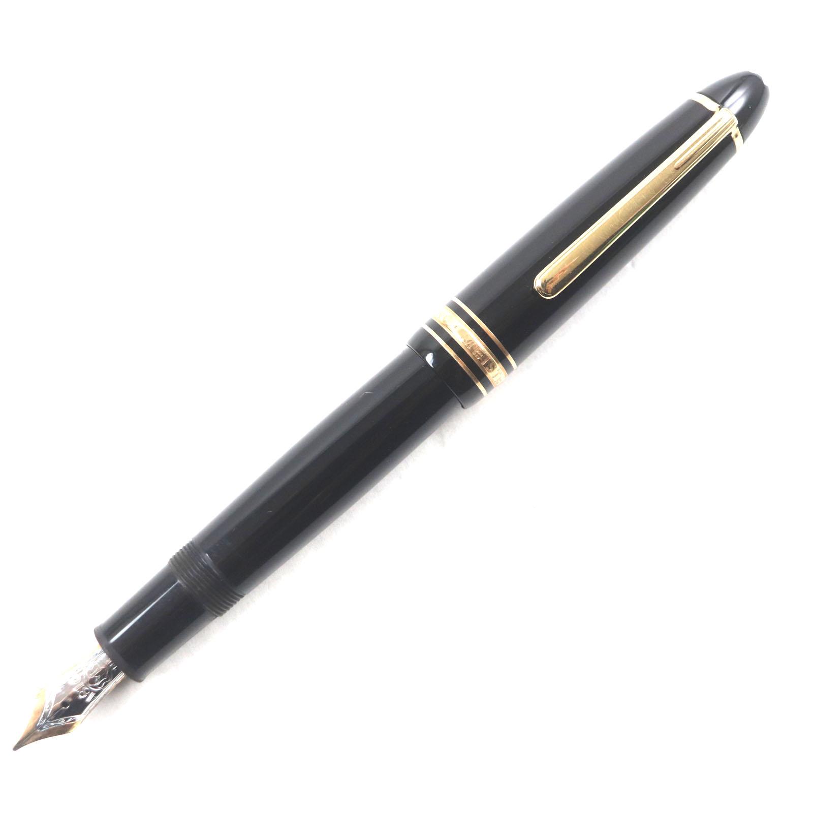 

Дуже добре ПЕРО MONTBLANC Meisterstck #147 Traveler Чорне золото 14K чоловіче Вживане