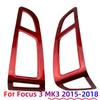 LHD for Ford Focus 3 MK3 2015 - 2018 Car Air Conditioning  Vent Outlet Panel Cover Sticker  AC Vents Trim ABS Accessories