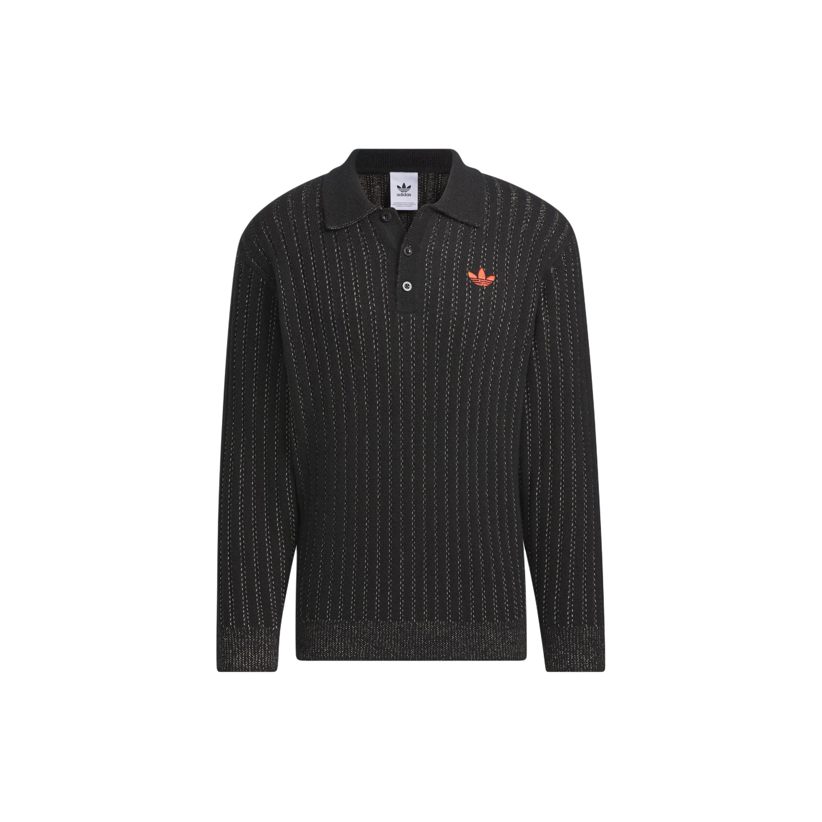 Adidas Originals V Day Свитер-поло Унисекс Черный JE8279 XS