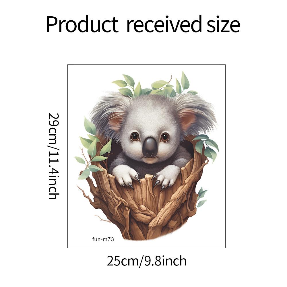 

Мультяшные ветки деревьев коала крышка унитаза ванная комната туалет украшение дома настенные наклейки 25*29CM/fun-m73