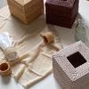 Napkin Holder for Elegant Table Decoration and Event Woven Rattan Napkin Rings Dinner Table Accessories for Party