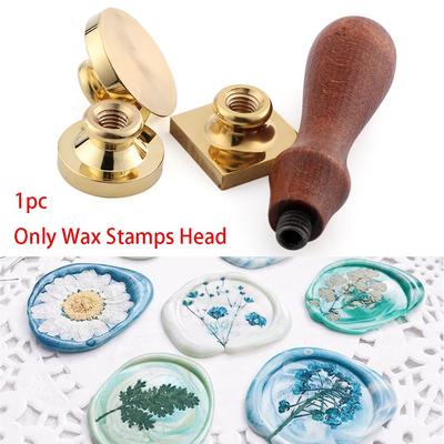 Wax Copper Head Paint Seal Wax Sealing Stamp Scrapbooking DIY Craft Seals Stamps Wedding Invitation Christmas Card Accessories