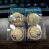 Compact Keychain Mechanical Keyboard Button Tester with Light-Up Spinner and Press Function
