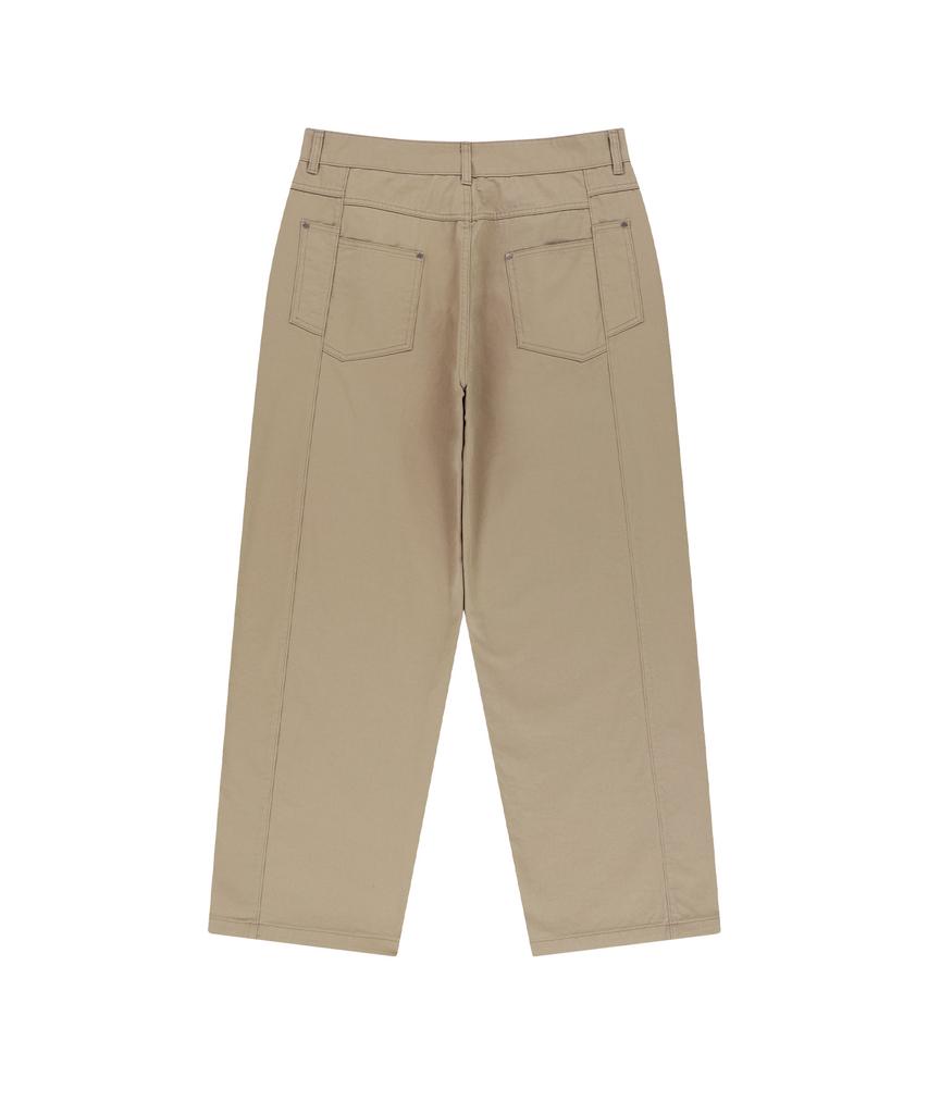 ENDOOR Back Side Panel Pants (Beige)