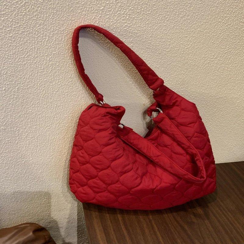 Tote Bag with Large Capacity, Single-shoulder Design, for Commuting, Cloud-shaped Frosted Bag