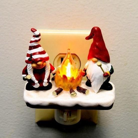 Hot-selling Halloween ghost night light, festive home decoration, ambient lighting, creative Halloween resin crafts