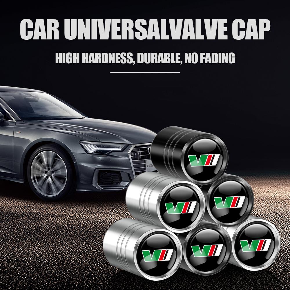 JBIW9 Car Wheel Tire Valve Caps Tyre Valve Stem Covers for Skoda Rapid Fabia Octavia Roomster Yeti Superb Citigo RS Felicia VRS Scala