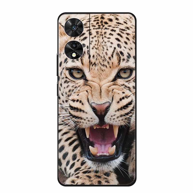 For TCL 505 502 Case Animals TPU Soft Silicone Phone Cases Cover for TCL505 TCL502 Colorful Protector Shockproof Cool Wolf Capa