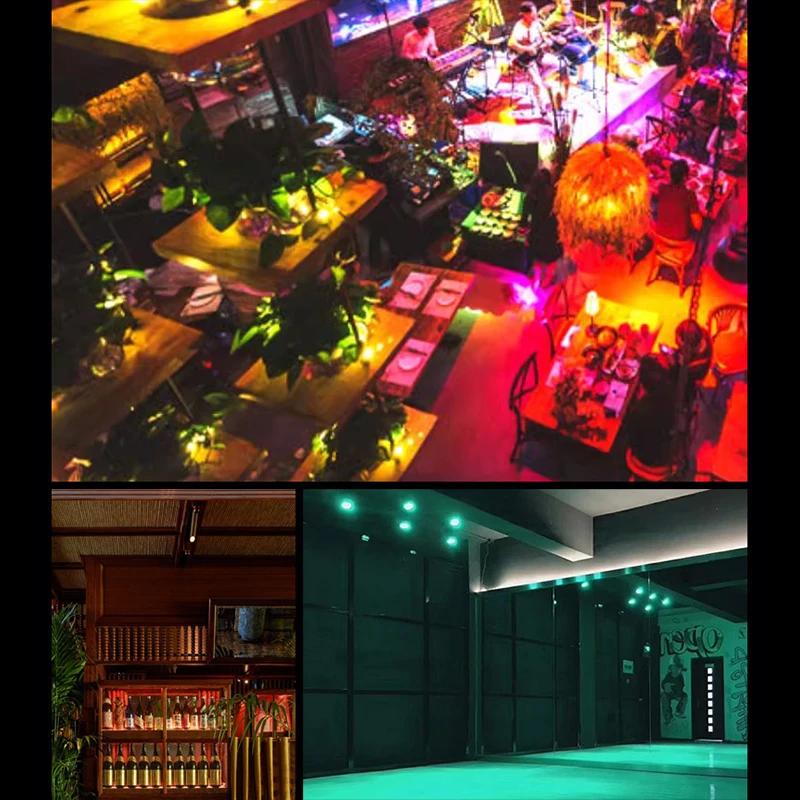 LED Track Light 16 Colors RGB Stage Lighting Fixture 110V 220V Rail Ceiling Spot Led Lamps Neon Bar KTV Top Decor Track Lighting