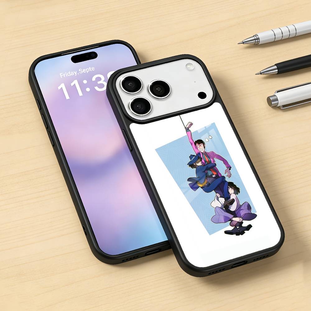 L-Lupin the Third Phone Case Magnetic For iPhone17 16 15 14 13 12 Pro Max For Magsafe Wireless Charging Cover