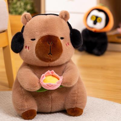 Cute Capybara Capybara Doll Bala Pillow Doll Plush Toy Pick-up Rag Doll Birthday Gift for Women