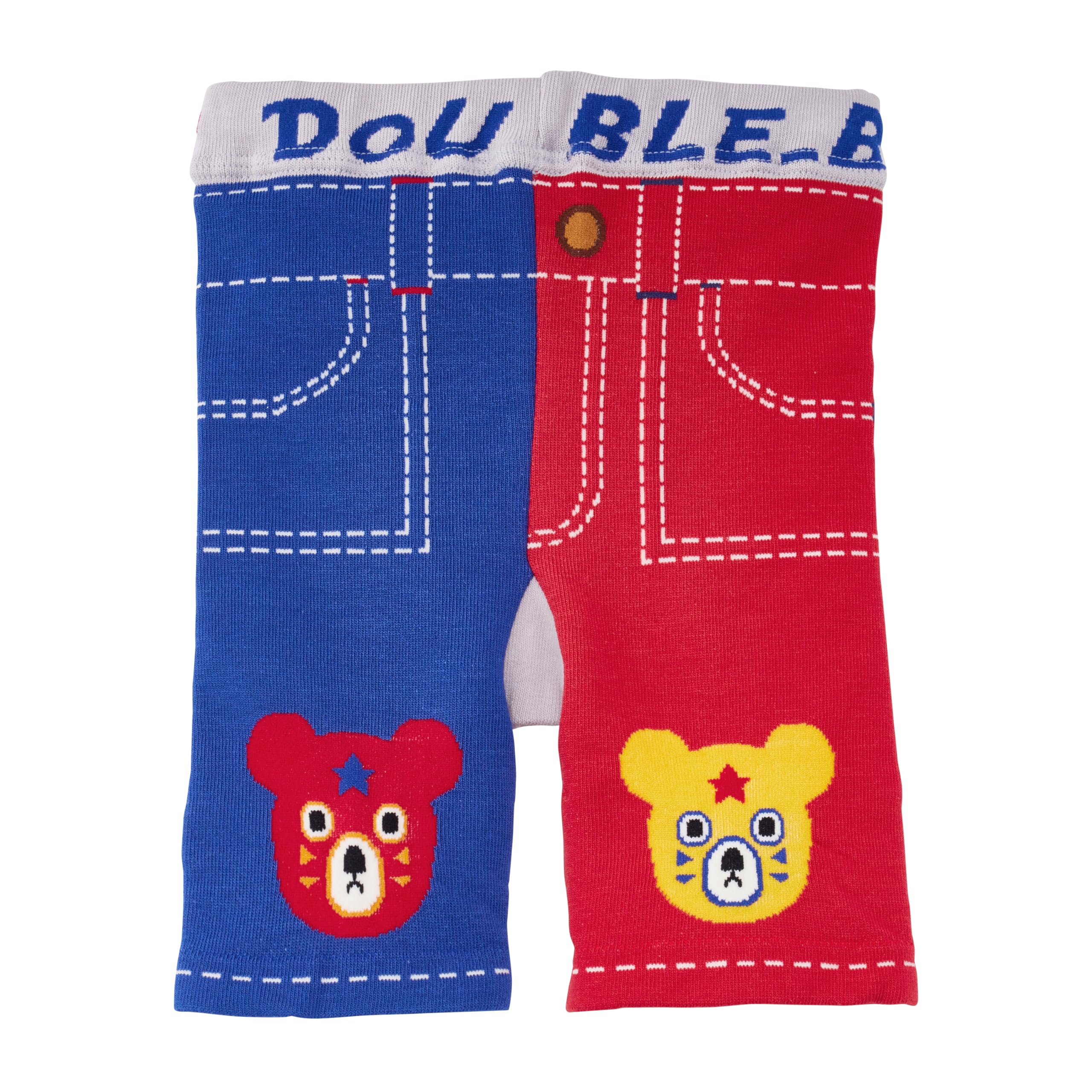 

MIKI HOUSE Double B Length Spats Bear Made in Japan Boys Girls Baby Kids Clothes 80cm Multicolor [MIKI HOUSE] 3/4 Children s 62-9801-147