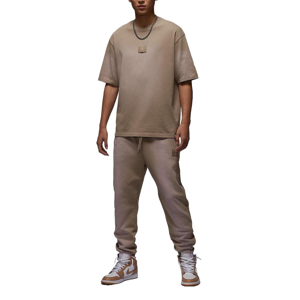 Jordan Flight Essentials 85 T-shirt à manches courtes et col rond respirant et confortable pour hommes, hauts, camouflage désert FZ1915257