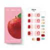 OHORA Pedi Gel Nail Strips Collection Glossy Summer Pedicure Nail Art Stickers (7 Types)