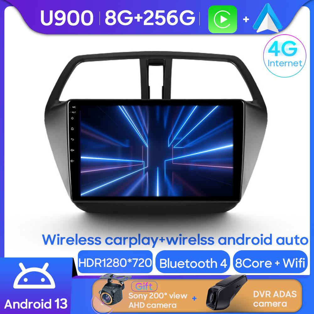 For Suzuki SX4 S Cross 2012-2016 Android Car Radio Automotive Multimedia Player Navigation GPS Carplay Touch Screen Auto Stereo