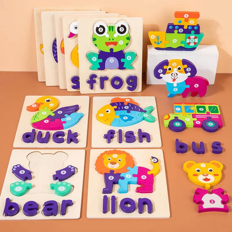 Wooden Puzzle - Hen and Swan