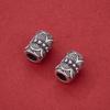 S925 Sterling Silver Double-Headed Lotus Bead Bracelet with 108 Prayer Beads for DIY Cultural Accessories