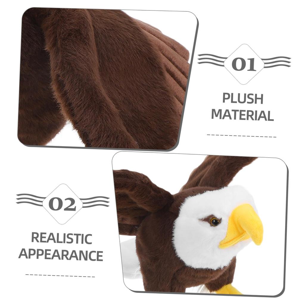 Abaodam Bielik Amerykański, Duży Pluszowy Orzeł, Dekoracja na Imprezę z Orłami, Mały Pluszowy Orzeł, Gigantyczny Orzeł, Bawełna PP