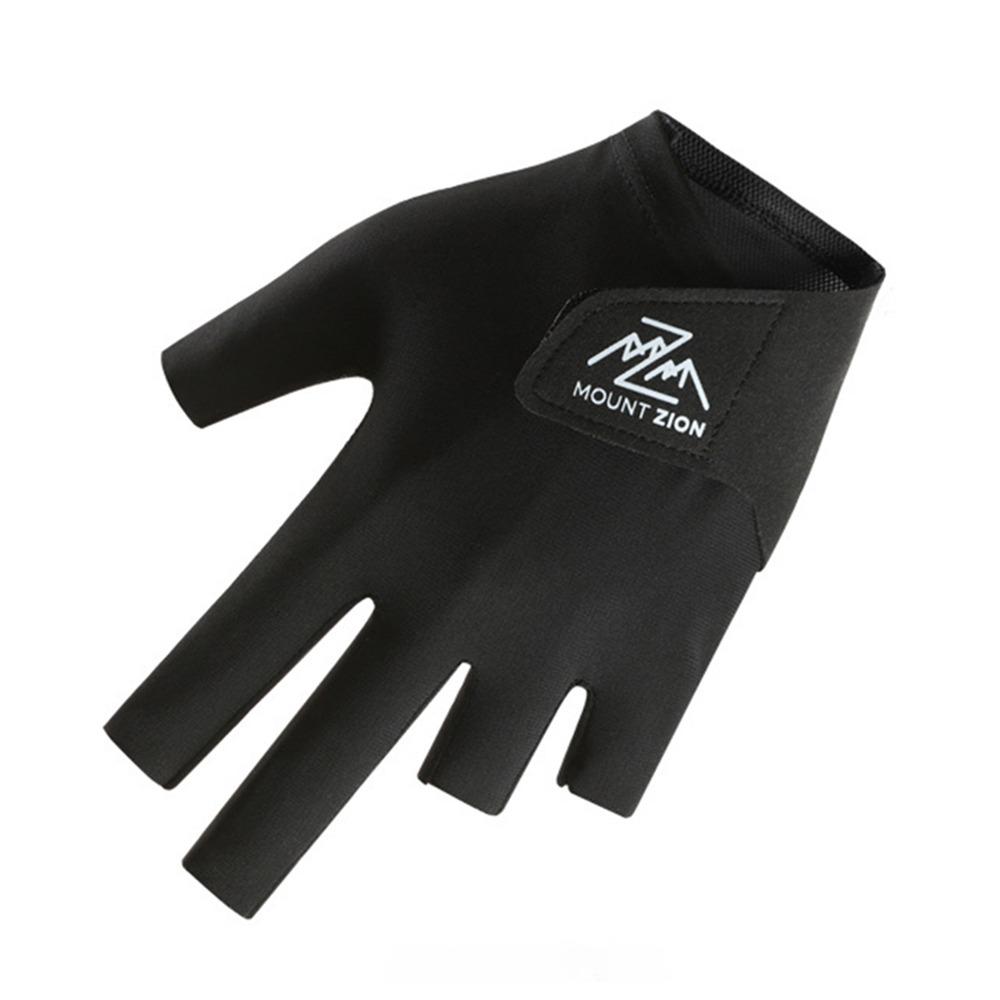 1 Stück Rutschfester Drei-Finger-Handschuh Elastischer Snooker-Billard-Handschuh Billardzubehör