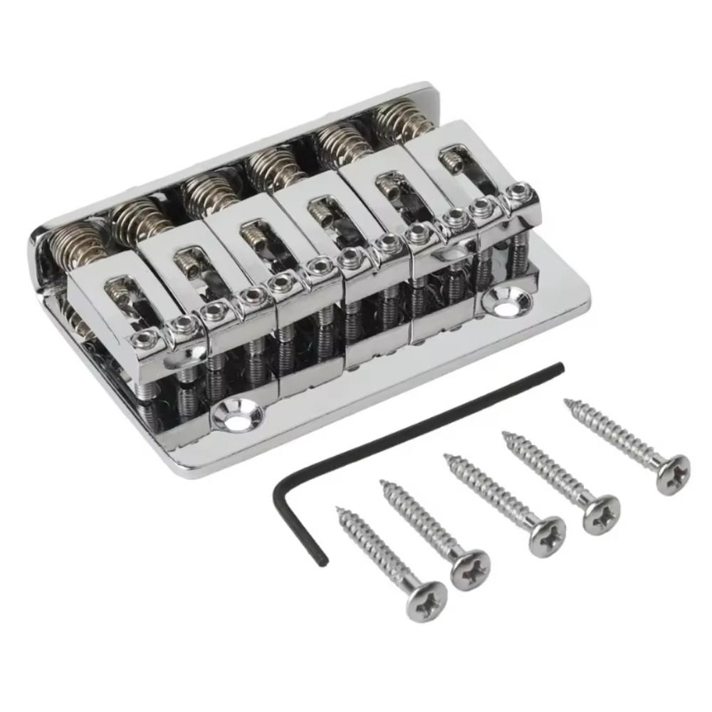 Black/Gold Tremolo Bridge Set 6 Strings Electric Guitar Bridge  Musical Instruments