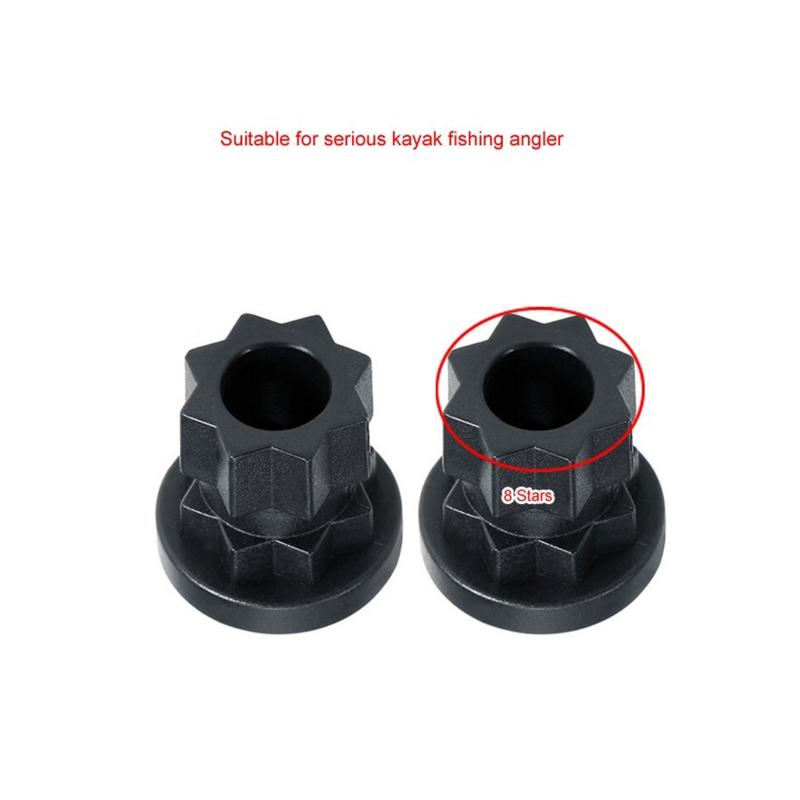 2Pcs/set Mount Track Mounting Base Track Attachment Adapter Kayak Boat Canoe Fish Rod Accessories Kayak Track Mount