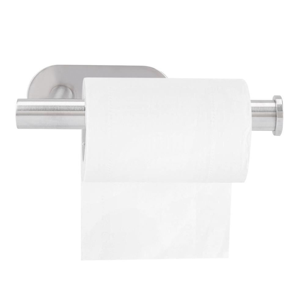Wall Mount Single Toilet Paper Holder Stainless Steel Tissue Roll Rack for Bathroom Accessory