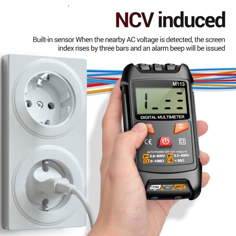 Digital Multimeter Pen Tester Autoranging Voltage Current Electric Test Meter Tool Suitable for Electrical Measurements