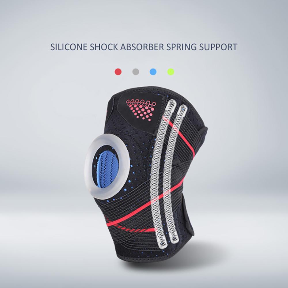 1pc Knee Pad Sleeve Thermal Knit Compression Leg Support Bandage Protector For Running Jogging