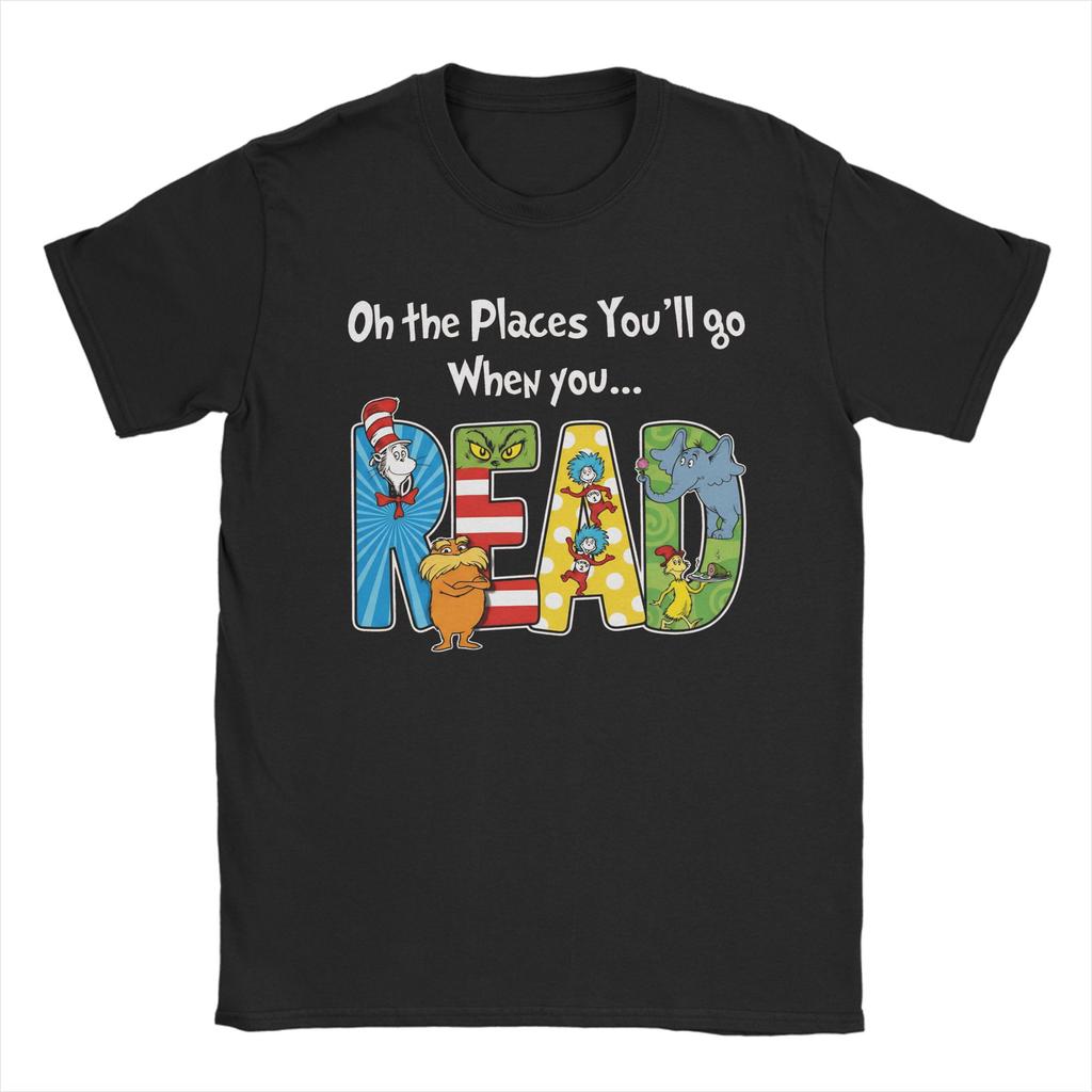 Dr Seuss Thing 1 Thing 2 Buddies reading day Tee Shirt for Unisex Women Graphic Printed T Shirts 100 Cotton Clothing