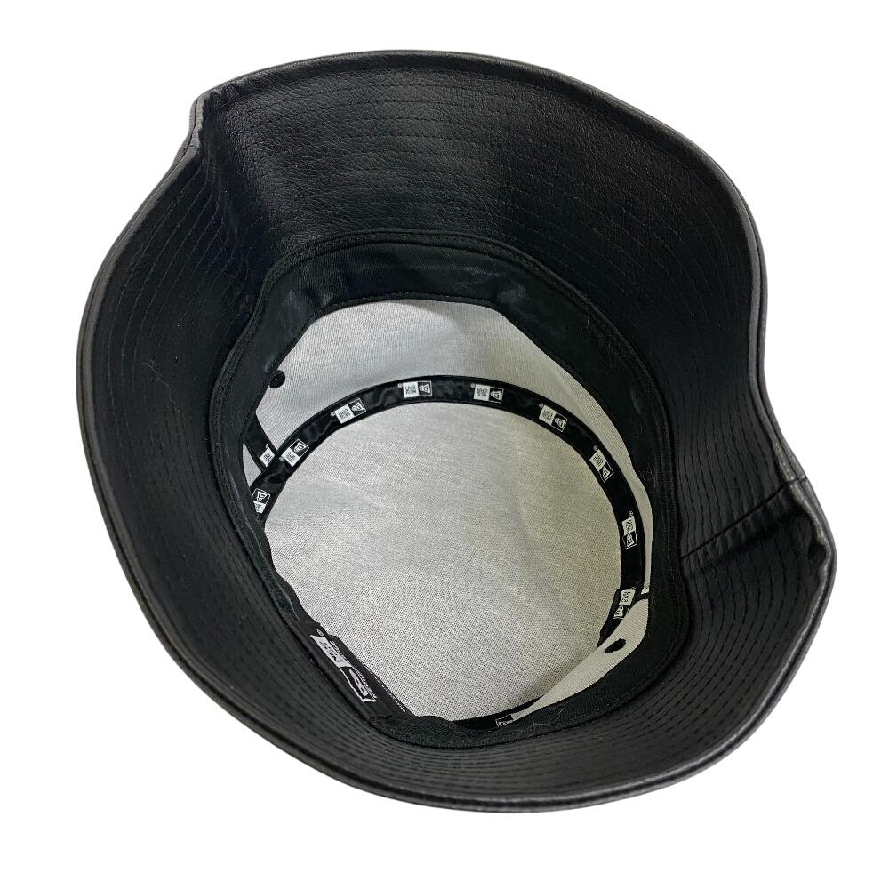 New Era 205791 23273 Bucket Hat PVC Hat Black PVC Mens Used