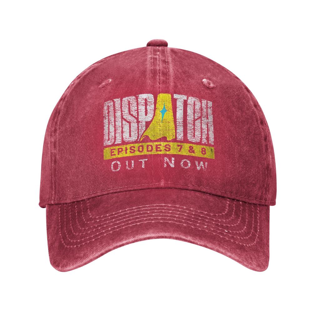 Men Women Dispatch Video Game Printed Hat Classic Distressed Cotton  Baseball Cap Adjustable