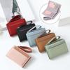 PU Leather Pocket Purse Wallet Light Luxury Two-fold Short Wallets Cash Purse Bag  Gifts