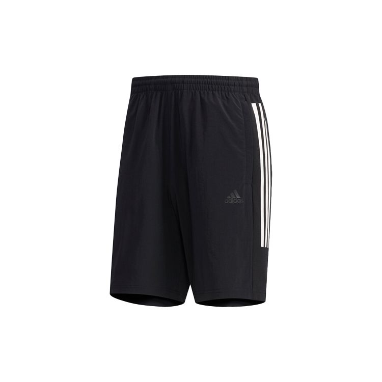Adidas Essentials 3-Stripes Woven Shorts Men Bottoms Black FI8762