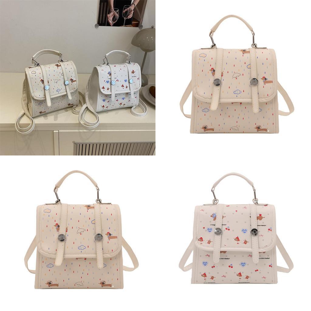 Dachshund Pattern Backpack For Women With Durable Wearresistant Material For Travel And Casual Use