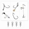 200PCS Silver Lure Screw Spring Twist 15mm Length Lure Screw Springs  Saltwater Fishing
