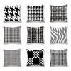 Abstract Houndstooth Geometric Pillowcase Design Pillow Waist