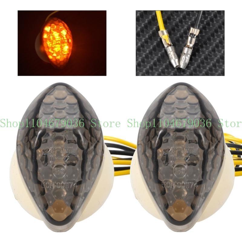 652F 1 Pair Universal LED Side Marker Lamp for CBR 600RR 1000RR 2004-2007 05