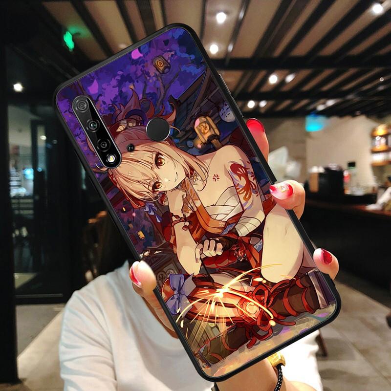 Genshin Impact Game Yan Fei Phone Case For Huawei P50 Pro P30 P40 Lite P40Pro P20 lite P10 Plus Mate 20 Pro Mate20 X