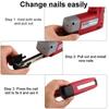 Electric Nailer Gun Stapler Furniture Staple Guns USB Rechargeable Lithium Battery for Frame Woodworking Power Tools 4.2V