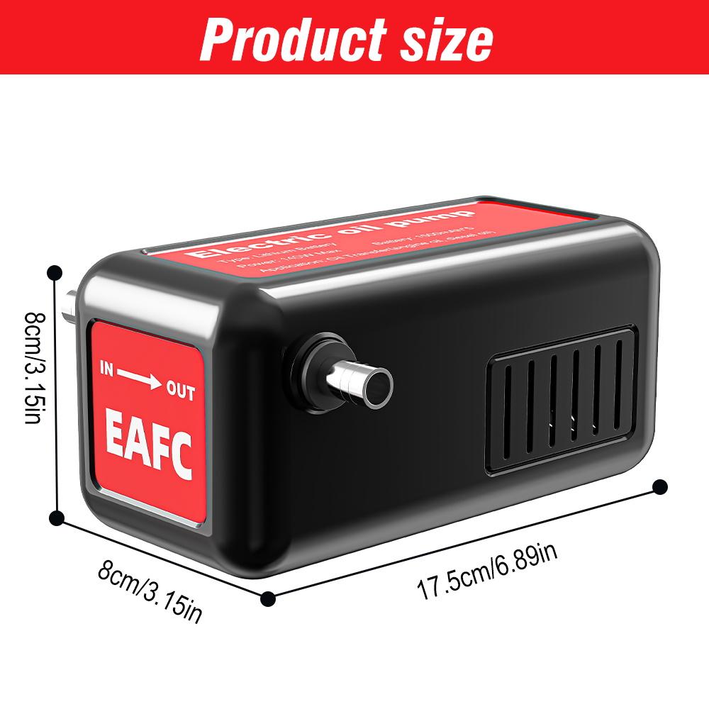 21V 140W Taşınabilir Yağ Pompası Şarj Edilebilir Elektrikli Yağ Transfer Çıkarıcı Yüksek Güçlü Yakıt Emiş Pompası