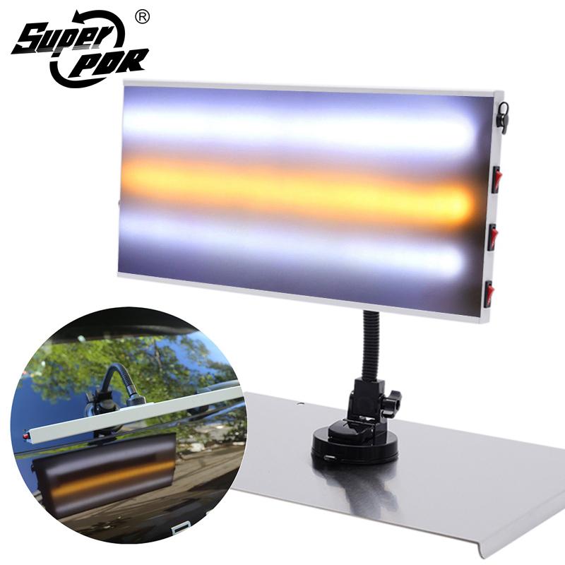 Super PDR Tools Dent Reflector LED Pdr Lamp Line Board Light Dent Repair Tools Dent Detector Use For Car Body Dent Removal