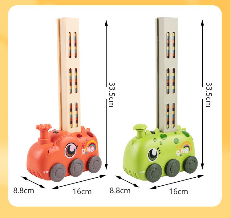 Electric Domino Train Set for Toddlers: Fun & Educational Building Blocks Toy