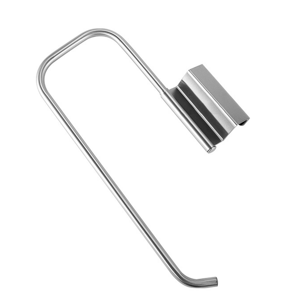 Cabinet Door Paper Towel Holder Paper Towel Hanger Holder Stainless Steel Kitchen Roll Paper Towel Holder Tissue Hanger