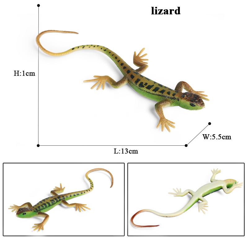 Oenux Simulation Reptile Lizard Chameleon Geckos Insect Animals Model Action Figure Collection Toys Kids Gift Home Decorations