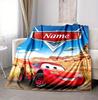 Aventura de Carro com Nome Personalizado Manta de Flanela Manta de Sofá Macia Quente Decoração de Cama Presente Único