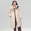 Xuezhongfei Women's Winter Mid-Length Stand Collar Down Jacket