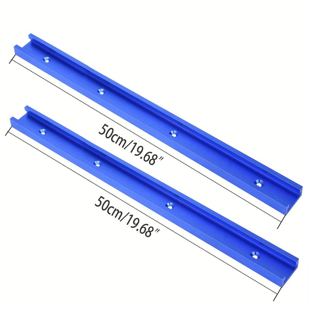 2 Stück 30er Typ T-Nut T-Schlitz Gehrungsschlitz Vorrichtung Schiene Verbinder Aluminiumlegierung Holzbearbeitung Rille Schiene Tischlerwerkzeuge 30-50 cm