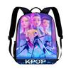KPop Demon Hunters Cartoon Peripheral Backpack for Students Boys Girls Bags Teens Daily Backpack Travel Rucksacks Daily