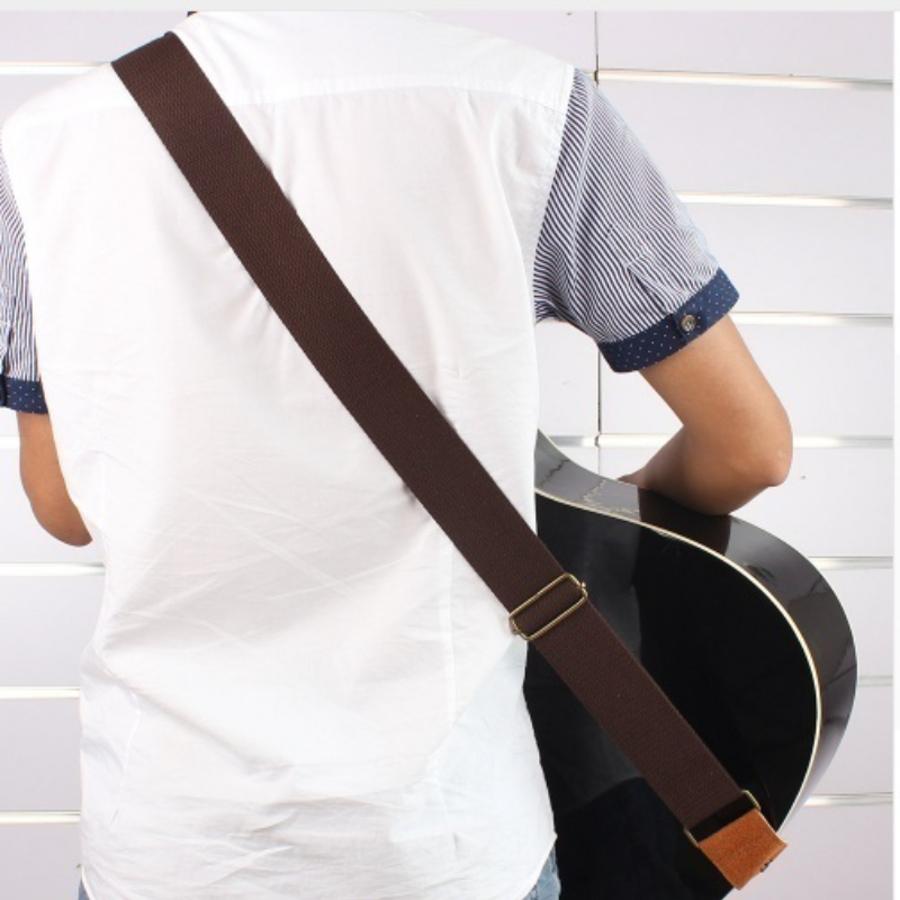 1 Pcs Adjustable Pure Cotton Guitar Strap Soft Shoulder Belt For Acoustic Electric Bass Guitar Musical Instrument Accessories