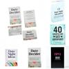 Card Date Decider Game With Scratch Off Challenges For Couples Relationship
